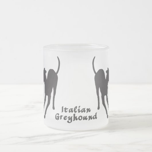 Italienische Windhunde Mattglastasse (Mittel)