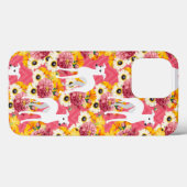 Italienische Windhunde oder Whippets mit Blume Cas Case-Mate iPhone Hülle (Rückseite (Horizontal))
