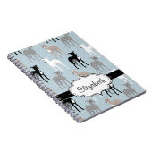 Italienische Windhunde oder Whippets Notizblock (Rechte Seite)