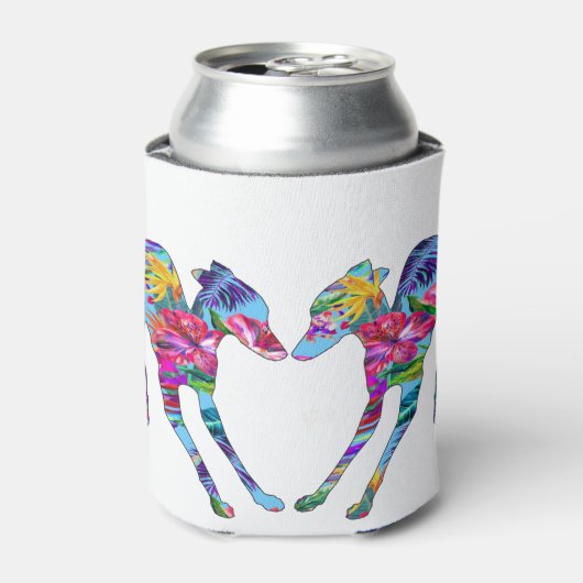 Italienische Windhunde spielen Dosenkühler (Kanne Vorderseite)