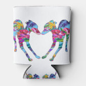 Italienische Windhunde spielen Dosenkühler (Vorderseite)