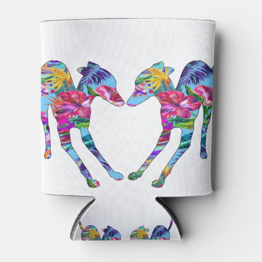 Italienische Windhunde spielen Dosenkühler (Vorderseite)