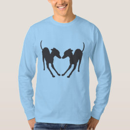 Italienische Windhunde spielen T-Shirt