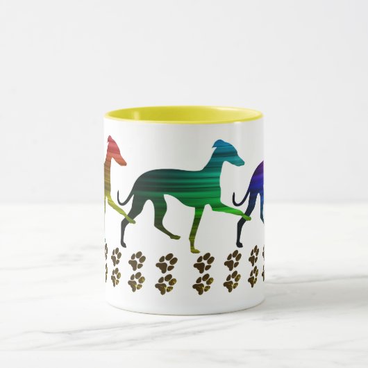 Italienische Windhunde Tasse (Zentrum)