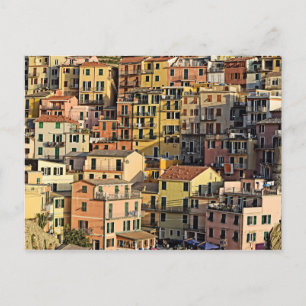 Italienische Wohnung Wohnen - Manarola Postcard Postkarte