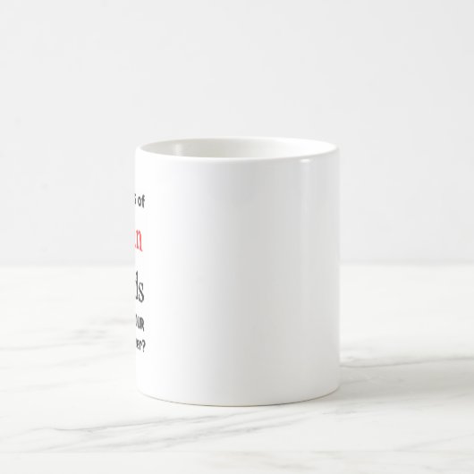 Italienische Wörter Kaffeetasse (Mittel)
