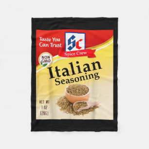 Italienische Würzsauce Kostüm Feiertag Sce Co Fleecedecke