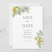Italienische Zitrone - Save The Date Mit Foto Flac (Vorderseite)
