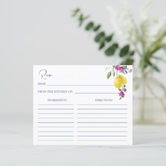 Italienische Zitronen Bougainvillea Zitrusrezepte (Stehend Vorderseite)