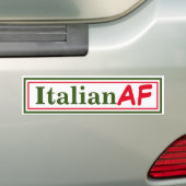 Italienischer AF Funny Autoaufkleber (Auf Auto)