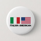 Italienischer Amerikaner Button (Vorderseite)