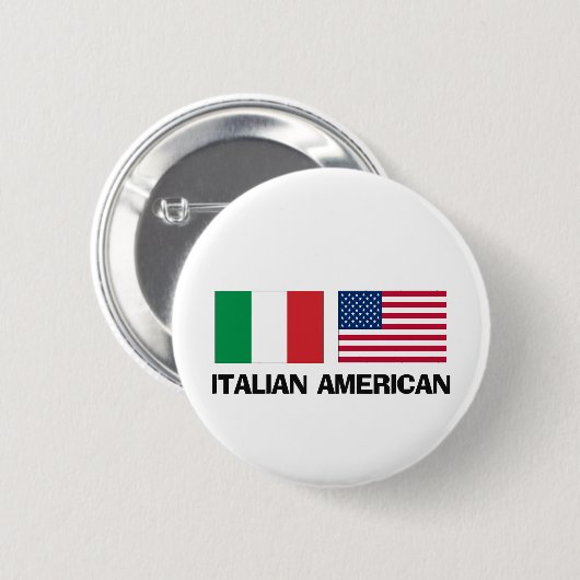 Italienischer Amerikaner Button (Vorne & Hinten)