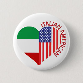 Italienischer Amerikaner Nord- und Südamerika Button