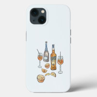 Italienischer Aperol Spritz Watercolor iPhone-Hüll