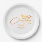 Italienischer Aperolcocktail - mehr Brautparty Pappteller (Vorderseite)