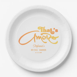 Italienischer Aperolcocktail - mehr Brautparty Pappteller