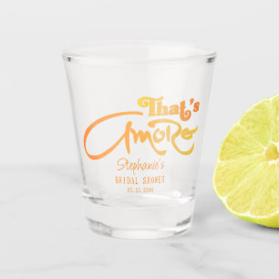 Italienischer Aperolcocktail - mehr Brautparty Schnapsglas