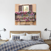 Italienischer Balkon Leinwanddruck (Insitu (Schlafzimmer))