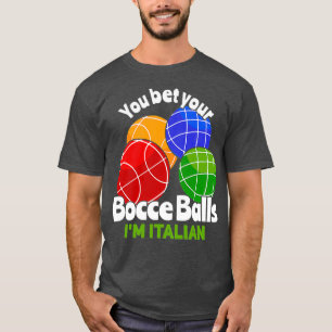 Italienischer Bowling Bocce Ball Bocci T T-Shirt