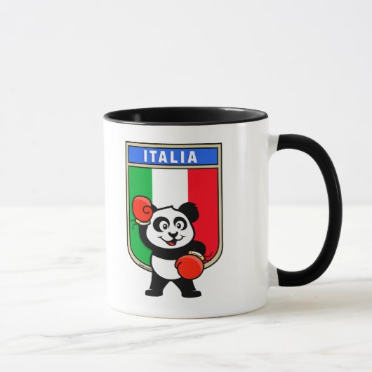 Italienischer Boxpanda Tasse (Rechts)