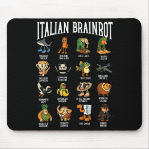 Italienischer Brainrot-Ballerina-Ino-Charakter-Mem Mousepad