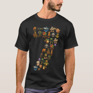 Italienischer Brainrot-Geburtstag 7 Alter Meme 7. T-Shirt
