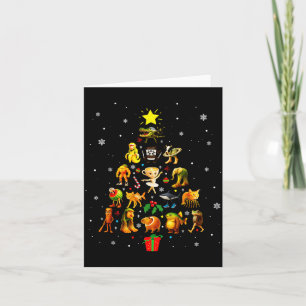 Italienischer Brainrot-Meme-Weihnachtsbaum Brain R Karte