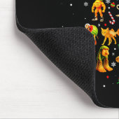 Italienischer Brainrot-Meme-Weihnachtsbaum-Gehirn- Mousepad (Ecke)