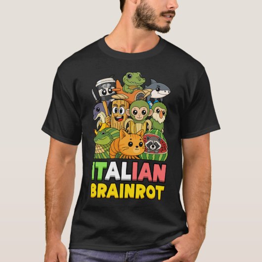Italienischer Brainrot T-Shirt (Vorderseite)