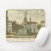 Italienischer Brunnen auf dem Platz der Stadt bei  Mousepad (Mit Mouse)