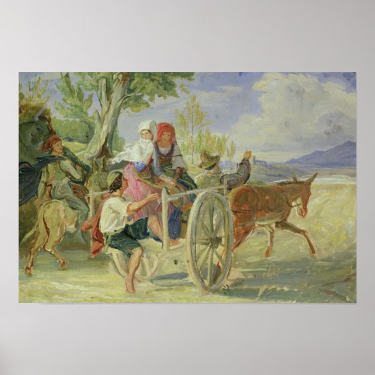 Italienischer Cart Poster (Vorne)