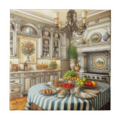 Italienischer Charme, gefangen in Tile Fliese (Vorderseite)