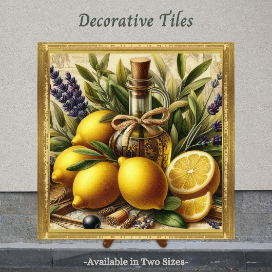 Italienischer Charme, gefangen in Tile, große Tile Fliese