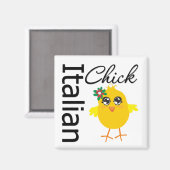 Italienischer Chick Magnet (Vorderseite/Rückseite)