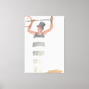 Italienischer Clown Leinwanddruck