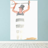 Italienischer Clown Leinwanddruck (Insitu (Holzboden))