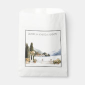 Italienischer Comer See Hochzeit Italien Geschenktütchen (Vorderseite)