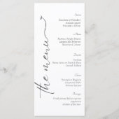 Italienischer Comer See Hochzeit Italien Menükarte (Vorderseite)