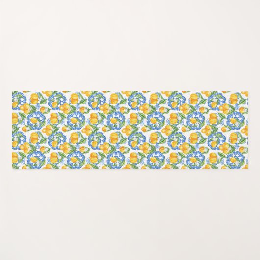 Italienischer Druckklassiker Amalfi Küste Yogamatte (Vorderseite (Horizontal))