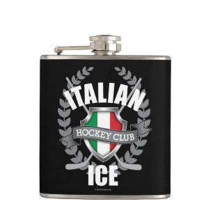 Italienischer Eishockey Flachmann