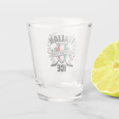 Italienischer Eishockey Schnapsglas (Rückseite)
