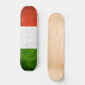 Italienischer Flaggen-Baut. Skatingboard Skateboard (Vorderseite)
