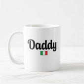 Italienischer Flaggen-Papa-Becher Kaffeetasse (Links)