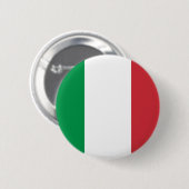 Italienischer Flaggenknopf Button (Vorne & Hinten)