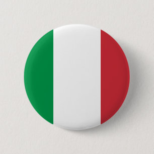 Italienischer Flaggenknopf Button