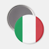Italienischer Flaggenmagnet Magnet (Vorderseite/Rückseite)