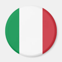Italienischer Flaggenmagnet