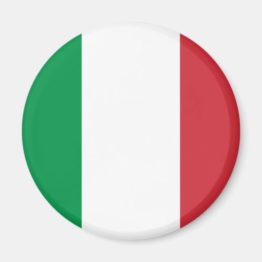 Italienischer Flaggenmagnet Magnet (Vorne)