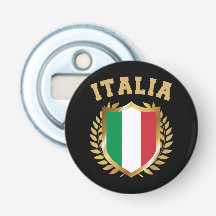 Italienischer Flaggenschild