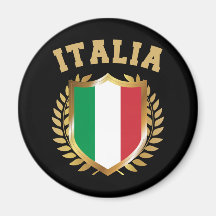 Italienischer Flaggenschild